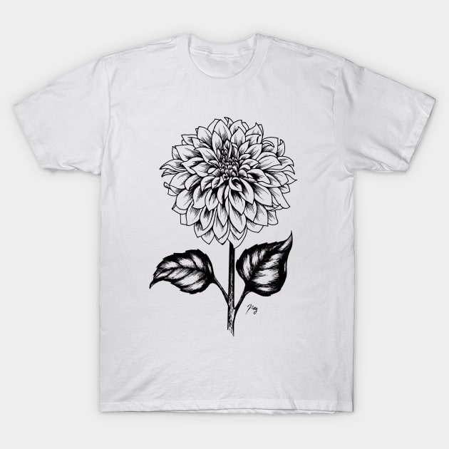 Dahlia T-Shirt by Akbaly